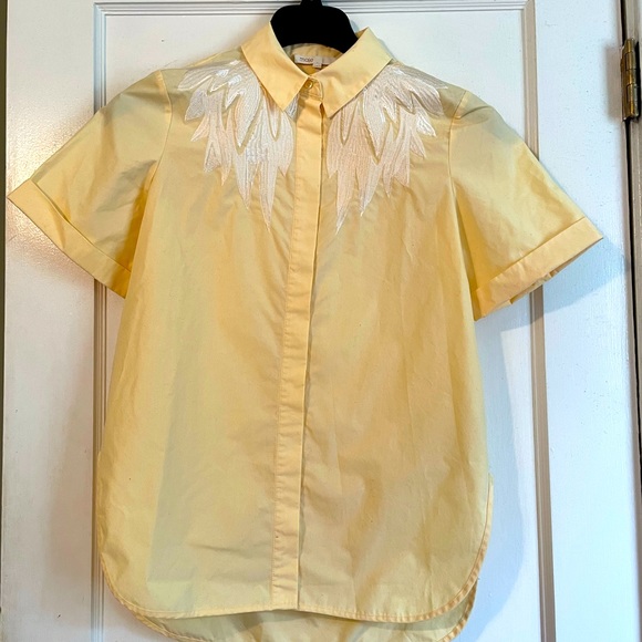Yellow Maje Button Down - Picture 2 of 3